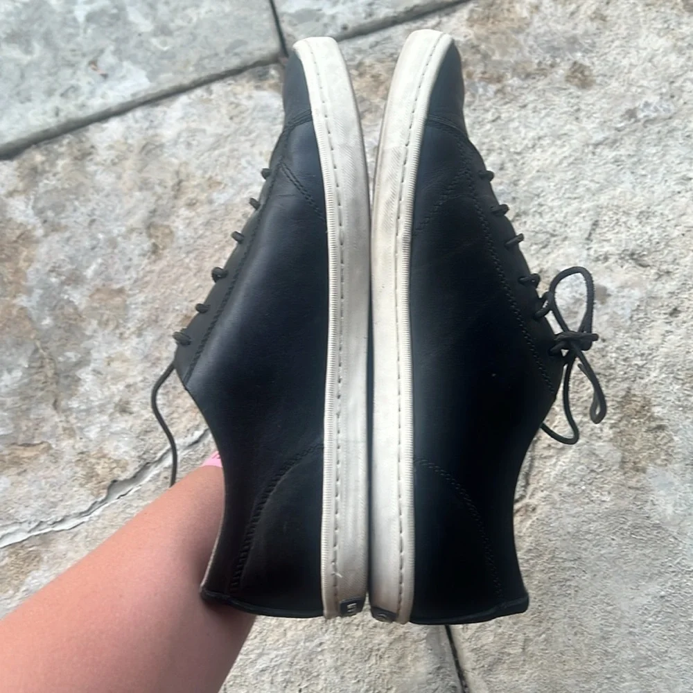 Cole Haan Leather Black Dress Sneakers Men Size 11